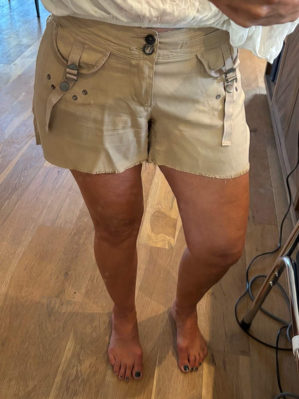 Da-nang khaki shorts XS
